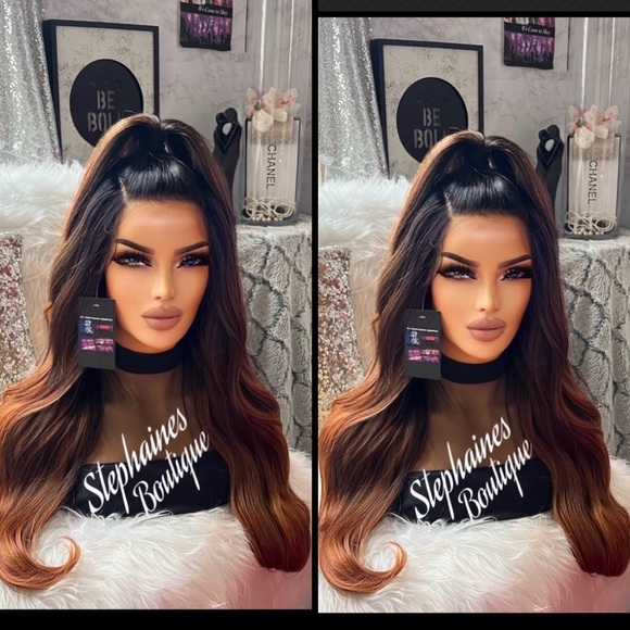 Human Hair Blended Lace Front Wig